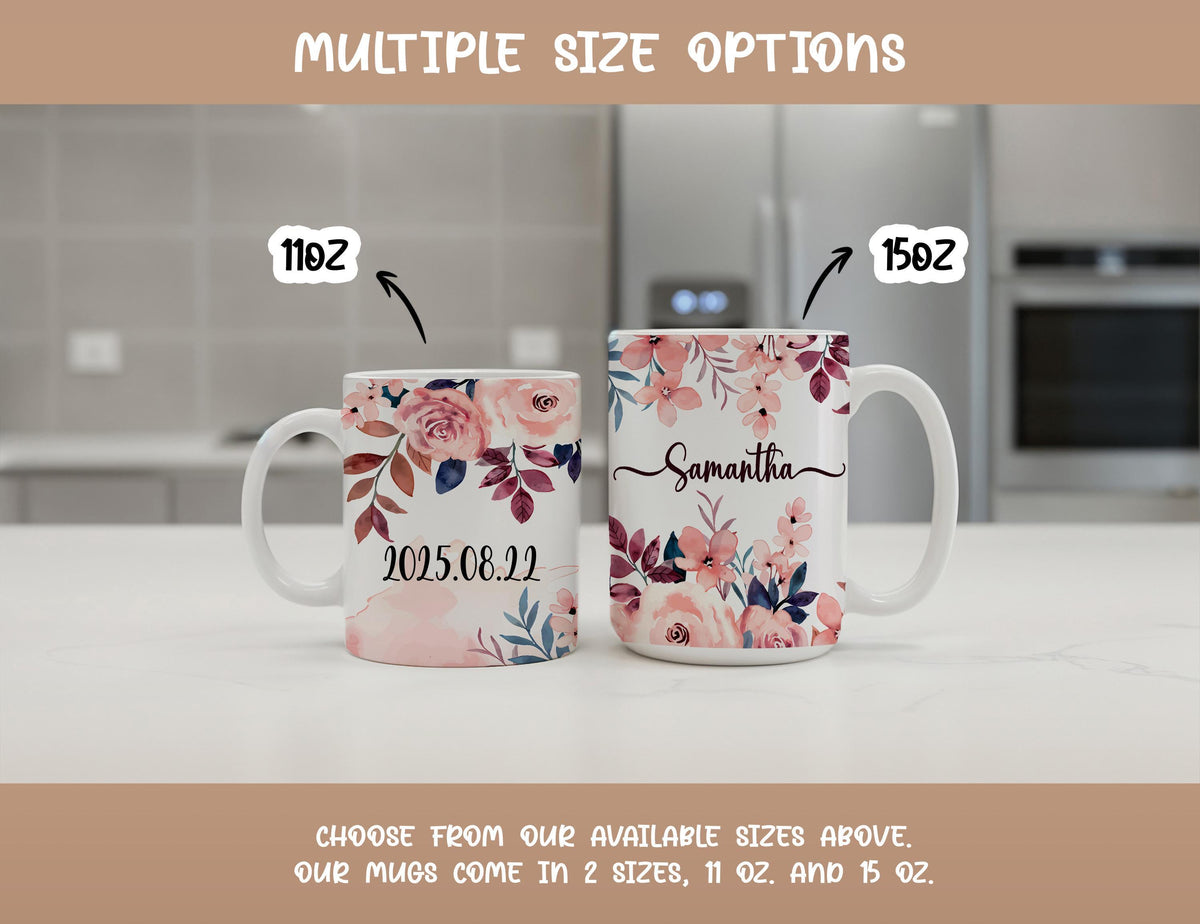 Personalized Retirement Mug, Custom Ceramic Coffee Cup, Coworker Farewell Gift
