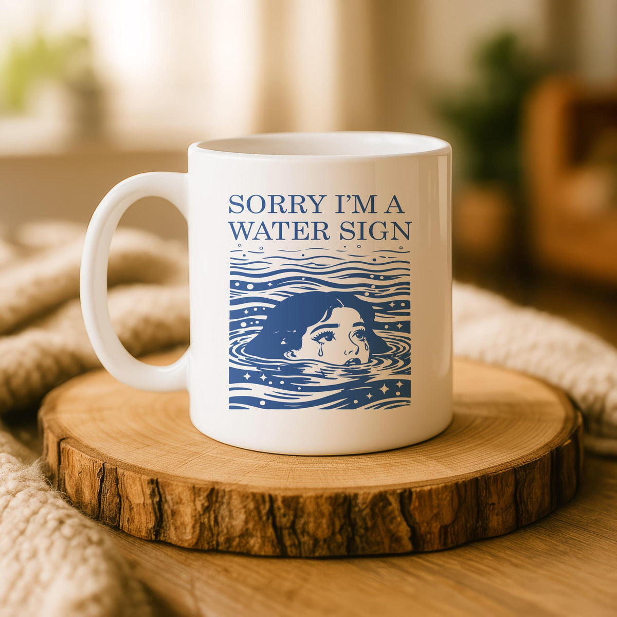Water Sign Mug, Cancer Pisces Scorpio Coffee Cup, Funny Zodiac Gift