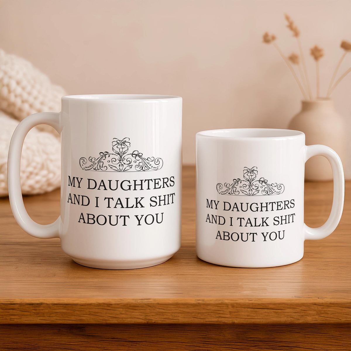 Funny Mom Coffee Mug, Sarcastic Ceramic Cup, Mother's Day Gift