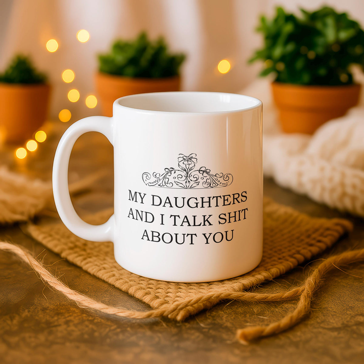 Funny Mom Coffee Mug, Sarcastic Ceramic Cup, Mother's Day Gift