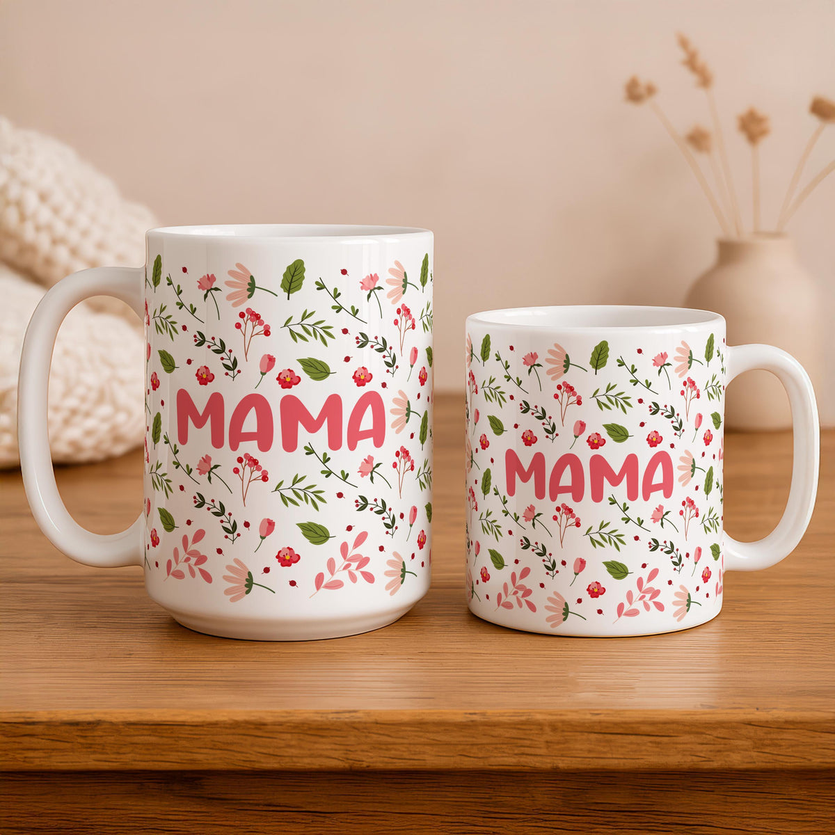 Floral Mama Ceramic Mug