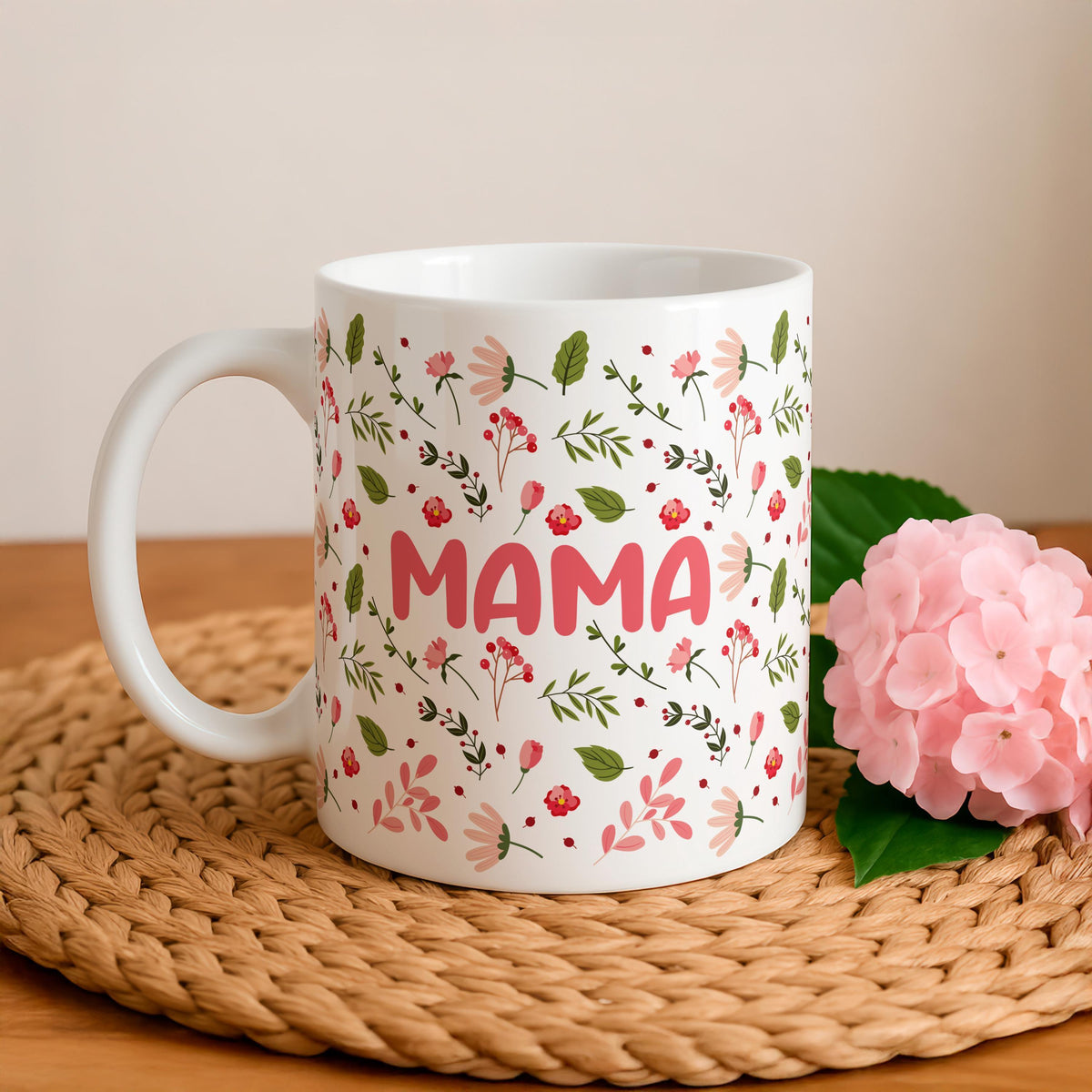 Floral Mama Ceramic Mug