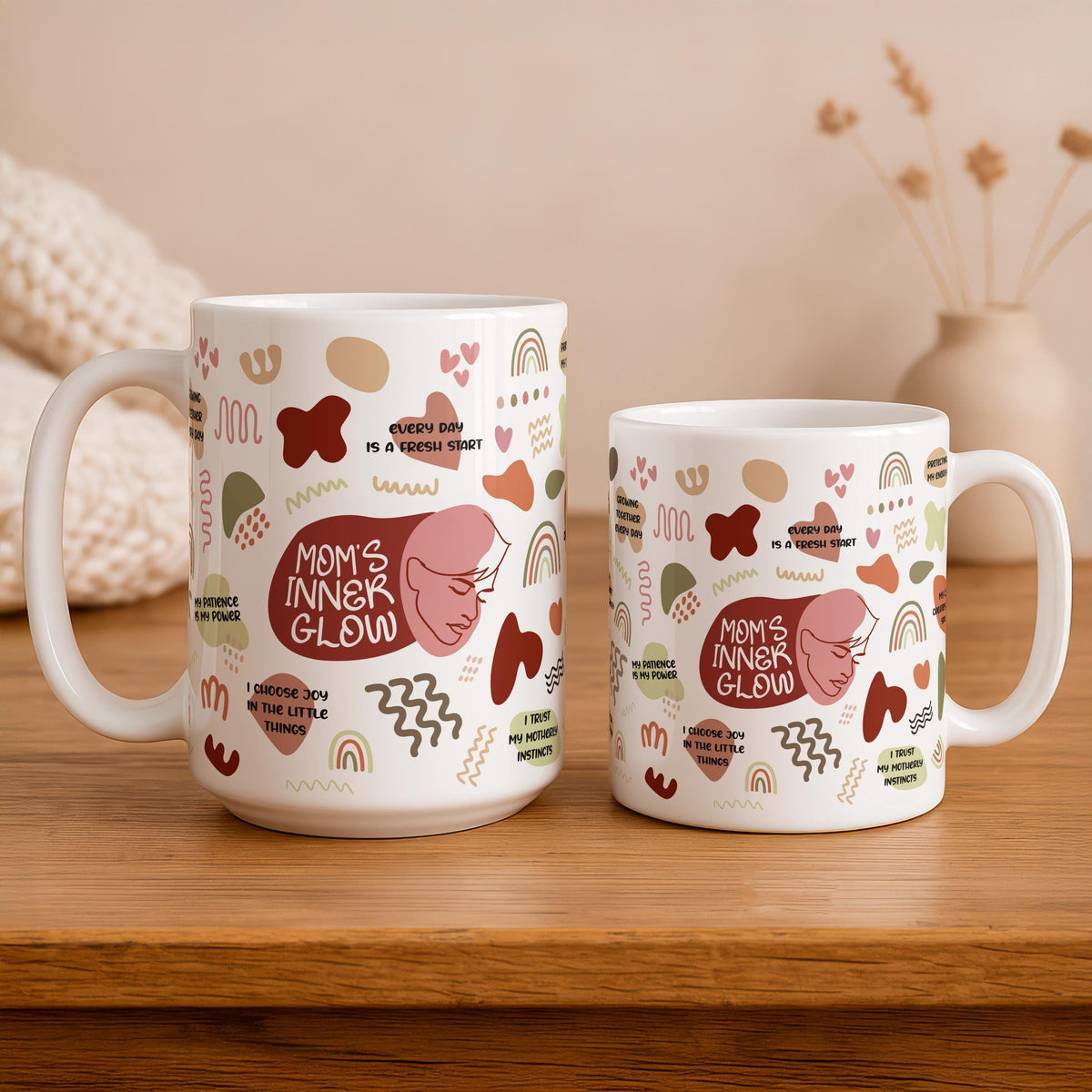 Mom’s Inner Glow Ceramic Mug