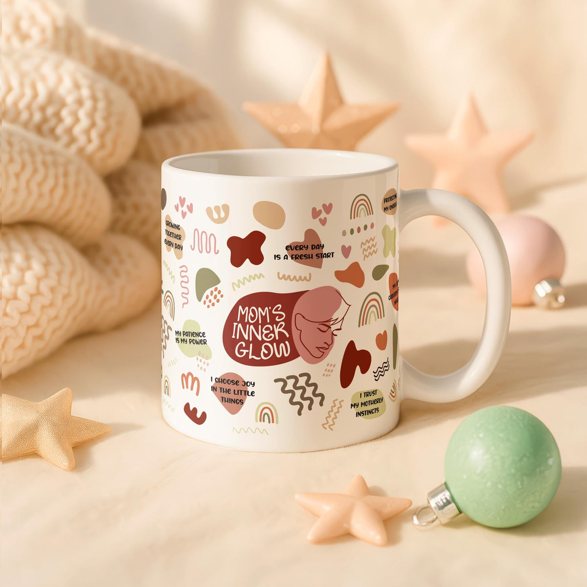Mom’s Inner Glow Ceramic Mug