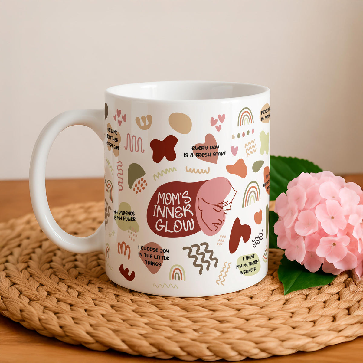 Mom’s Inner Glow Ceramic Mug