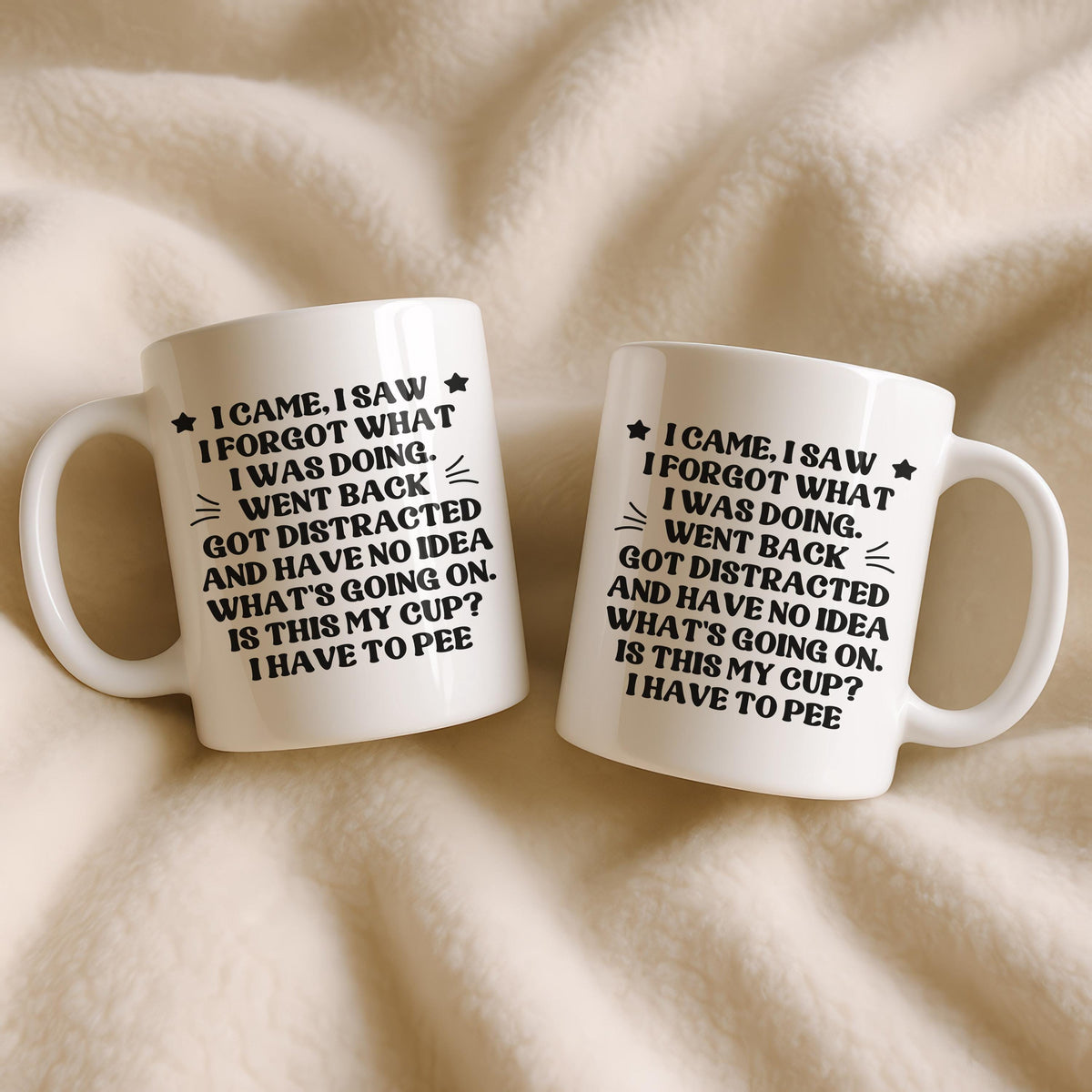 Funny ADHD Mug, I Forgot What I Was Doing Coffee Cup, Sarcastic Humor Tea Mug