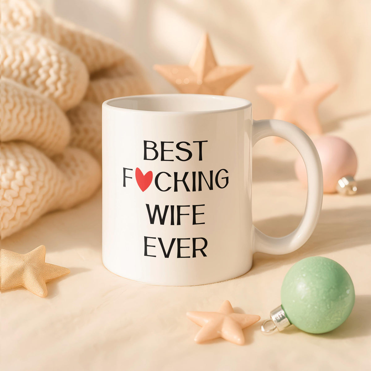 Funny Wife Mug, Sarcastic Anniversary Gift, Custom Ceramic Coffee Cup