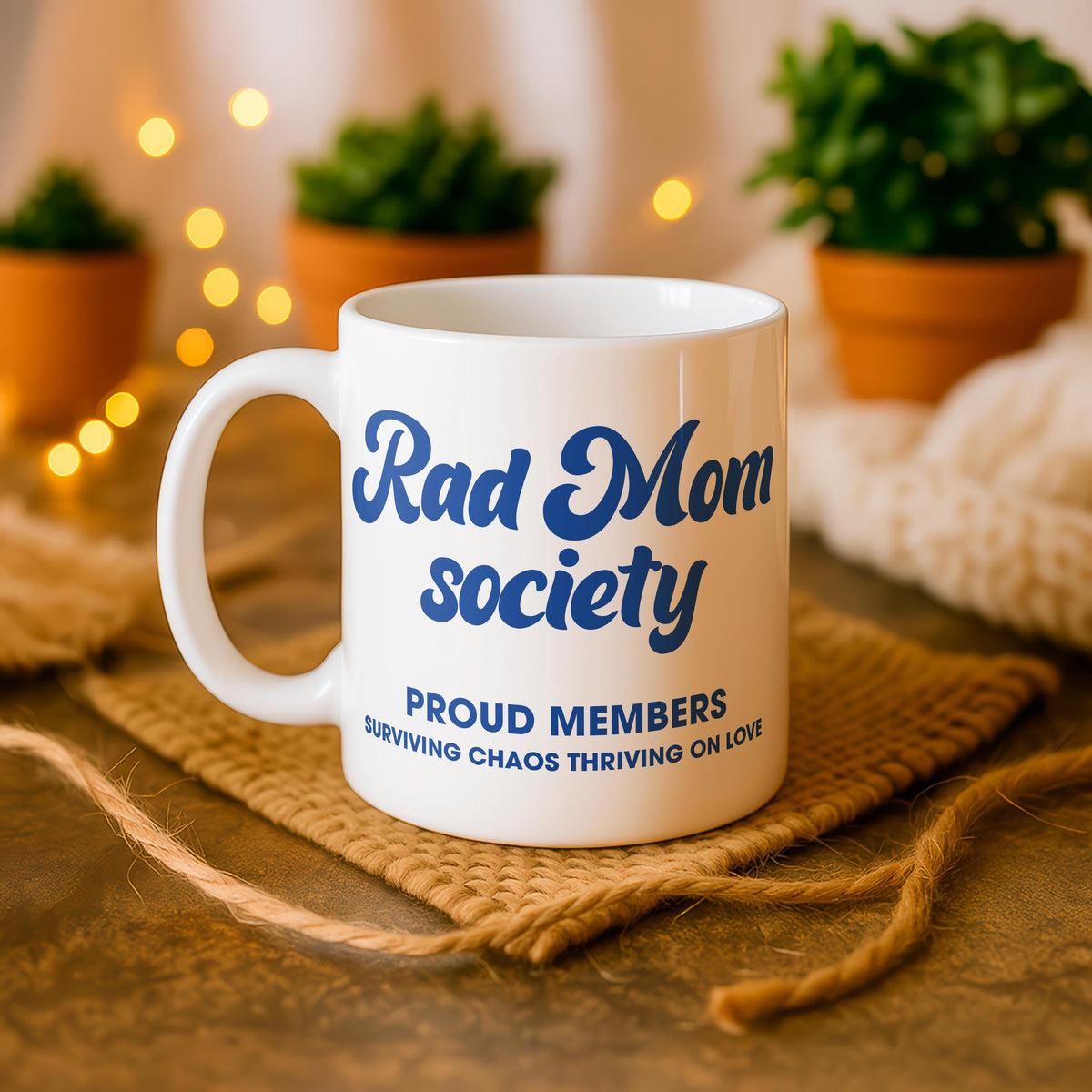 Rad Mom Society Ceramic Mug