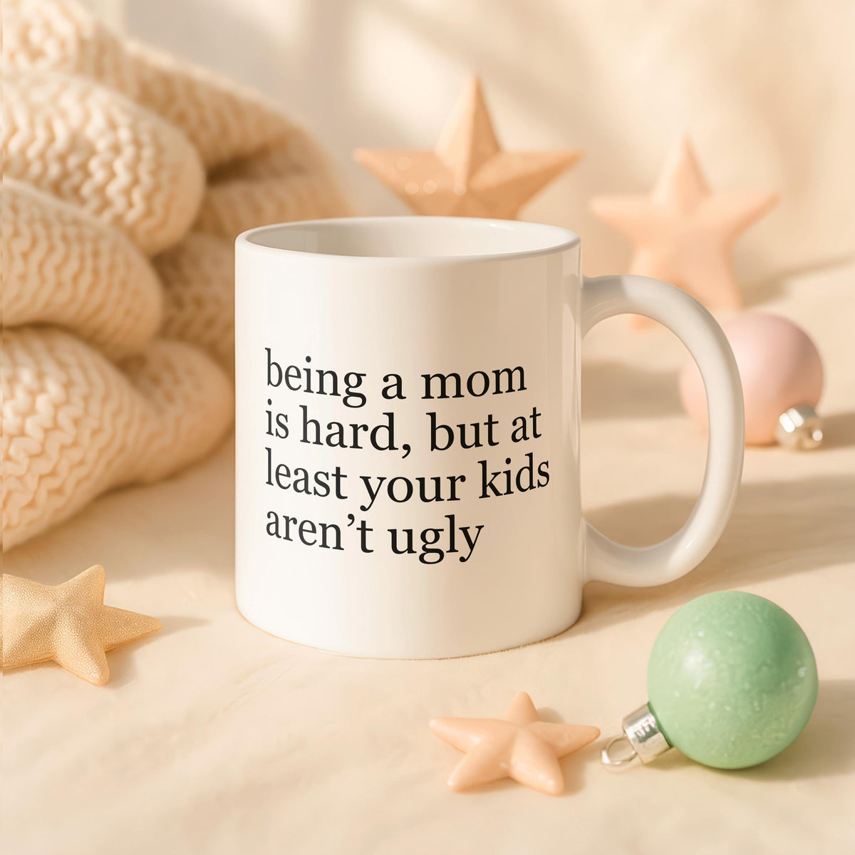 Sarcastic Mom Coffee Mug, Funny Mother's Day Gift, Ceramic Cup