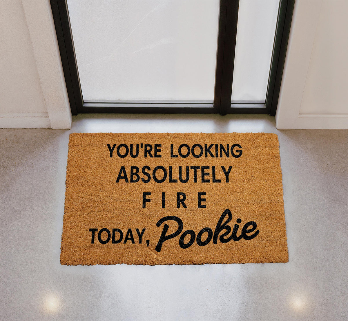 Personalized Coir Doormat, Flirty Funny Welcome Mat, Romantic Entry Rug