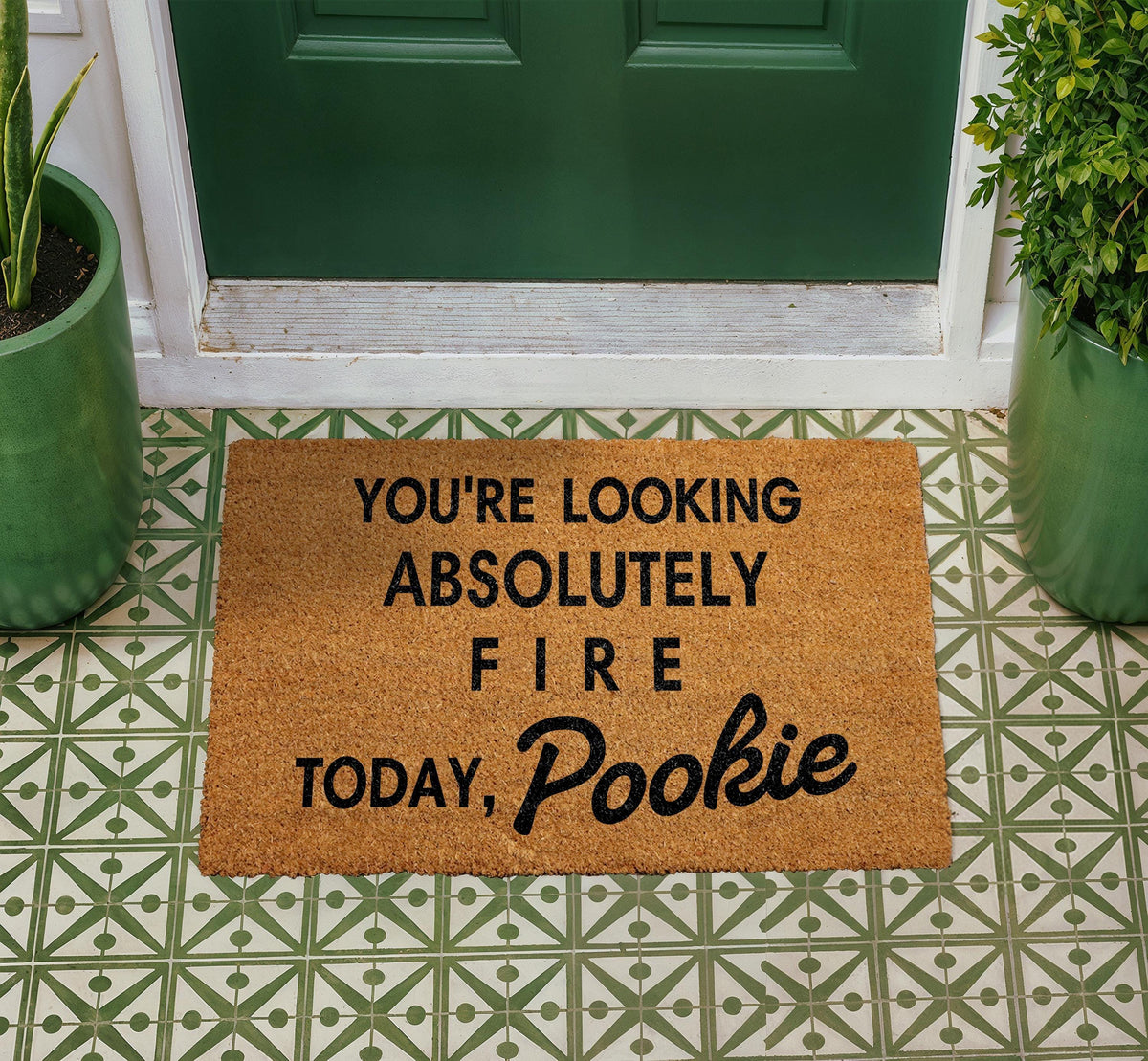 Personalized Coir Doormat, Flirty Funny Welcome Mat, Romantic Entry Rug