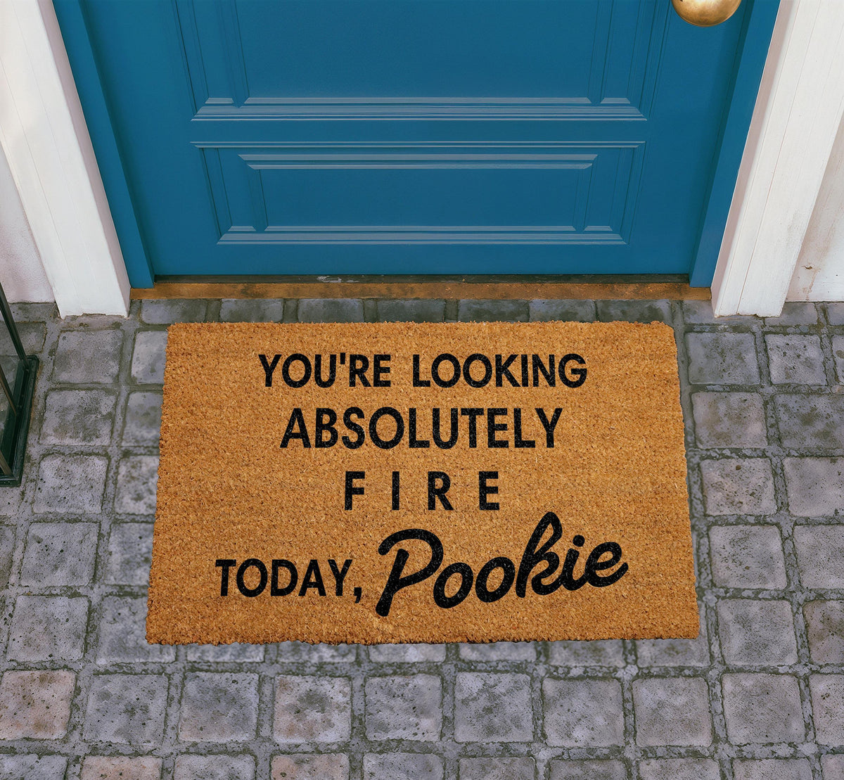 Personalized Coir Doormat, Flirty Funny Welcome Mat, Romantic Entry Rug