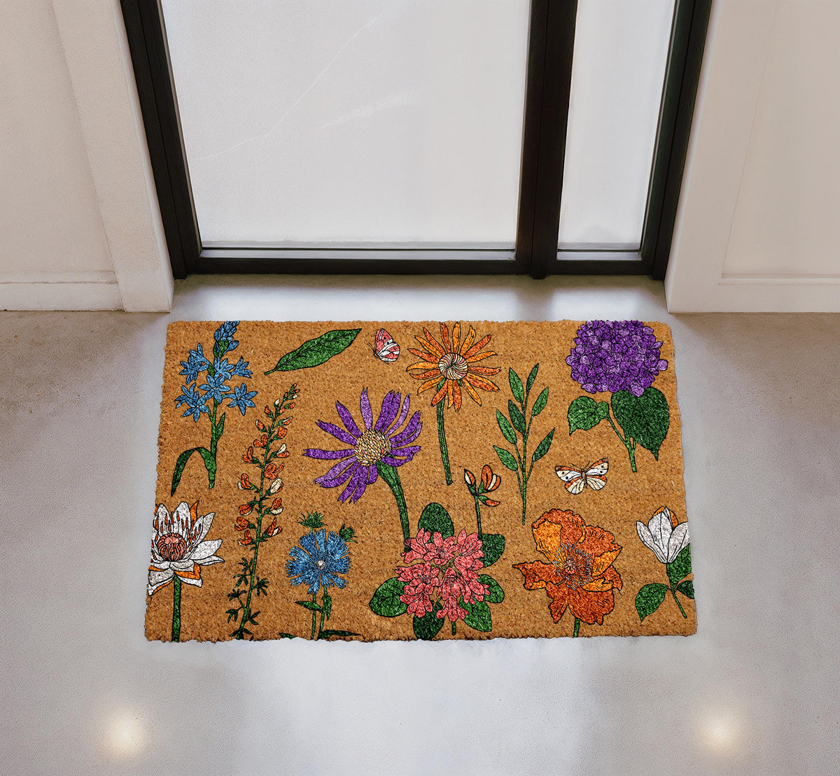 Wildflower Coir Doormat