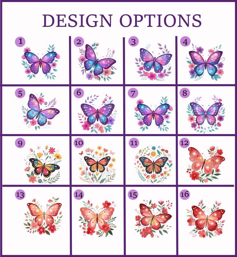 Custom Butterfly Jewelry Box, Personalized Travel Jewelry Case