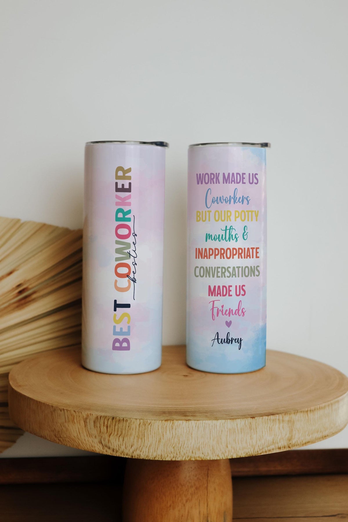 Personalized Funny Coworker Tumbler, Potty Mouth Friend Cup (20 oz)