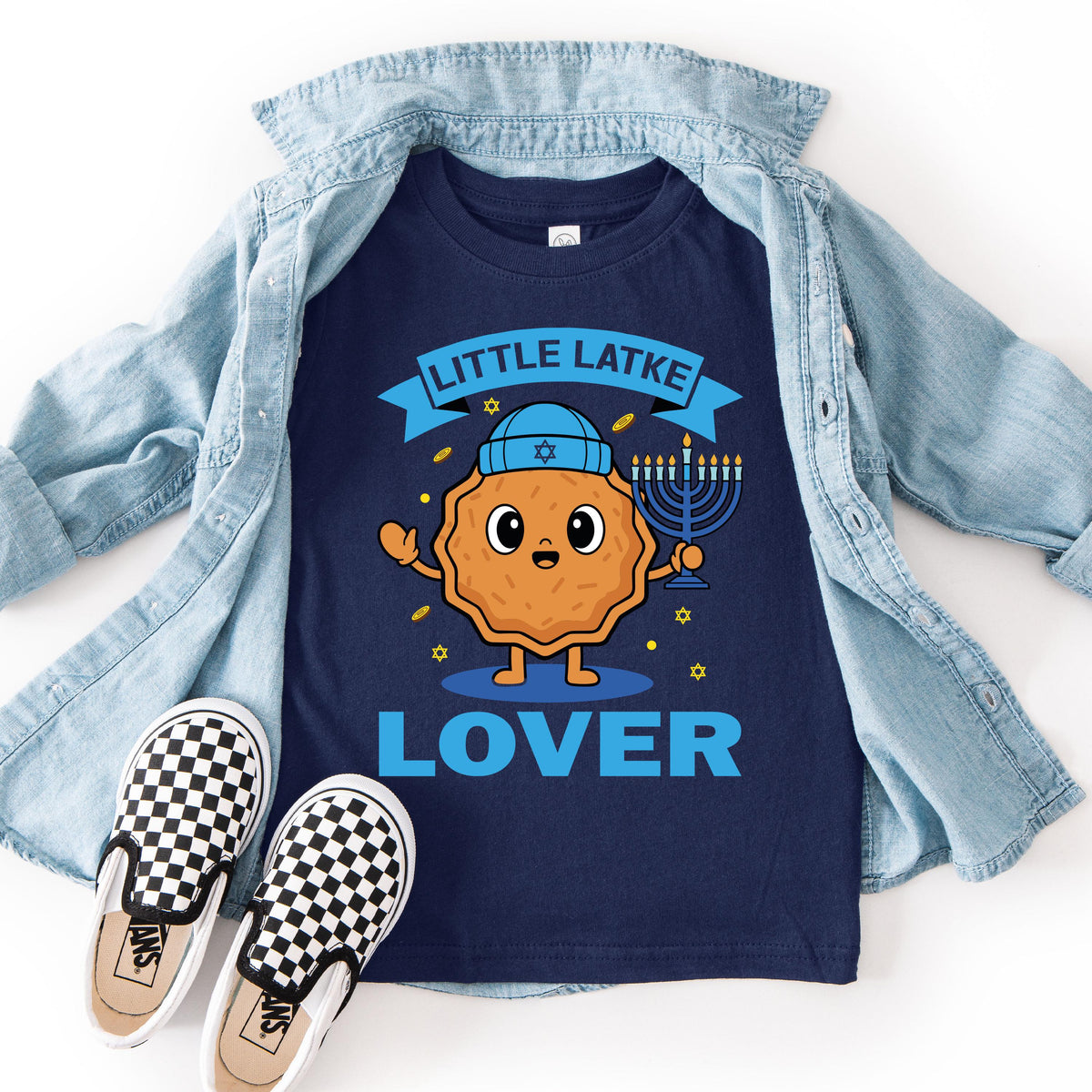 Little Latke T-shirt, Hanukkah Baby Bodysuit, Jewish Holiday Gift Tee