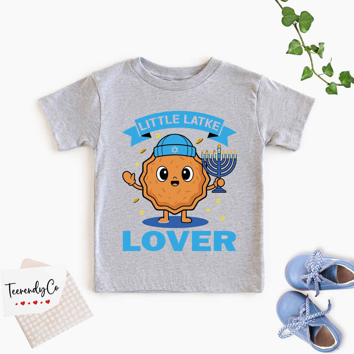 Little Latke T-shirt, Hanukkah Baby Bodysuit, Jewish Holiday Gift Tee