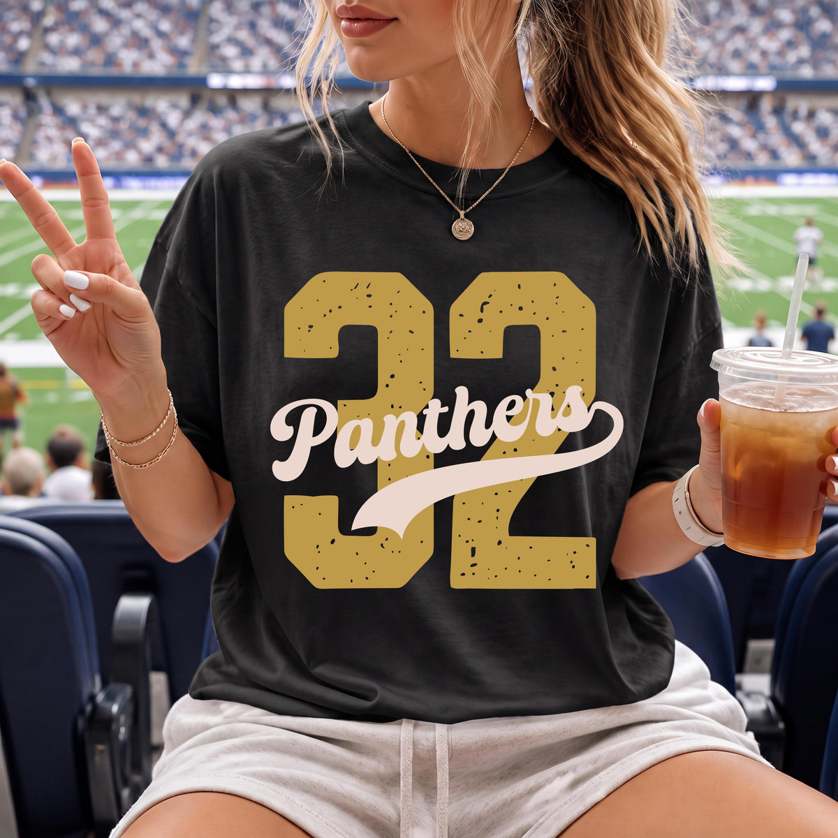 Personalized School Name and Number Shirt