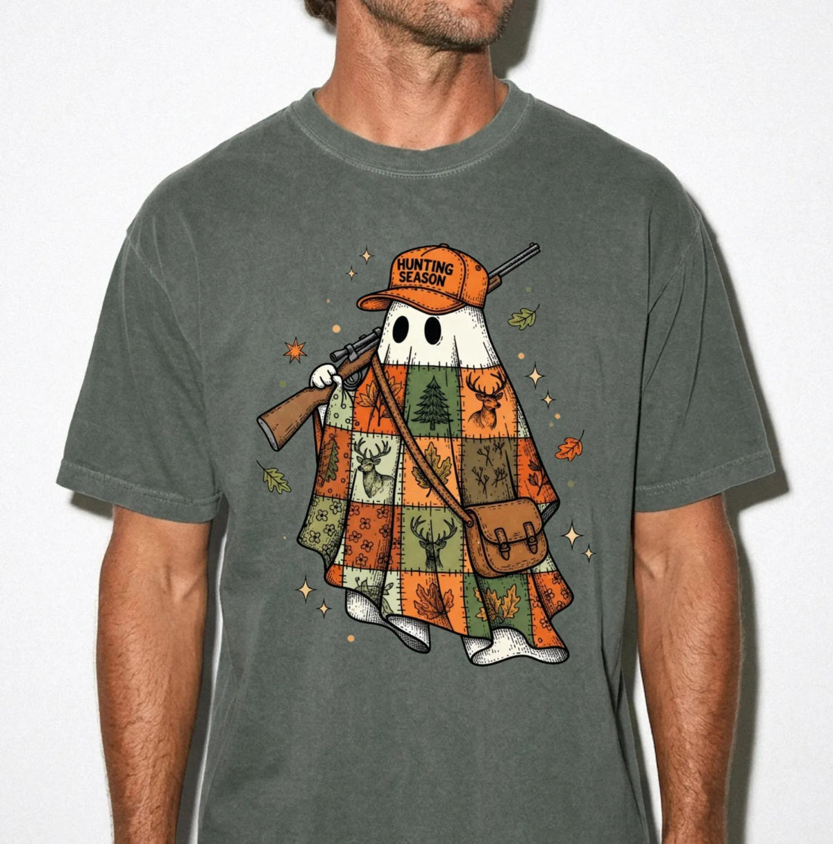 Ghost Hunting Comfort Colors® Shirt, Spooky Season Shirt, Hunting Halloween Gift