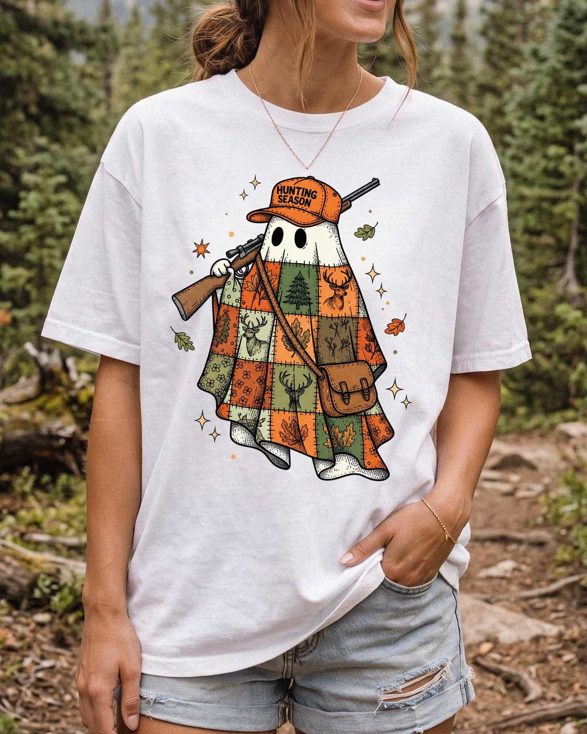 Ghost Hunting Comfort Colors® Shirt, Spooky Season Shirt, Hunting Halloween Gift
