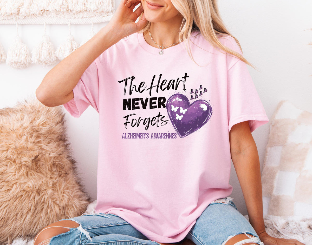 Alzheimer Awareness T-Shirt, Dementia Fighter Tee, Alzheimer Family Support
