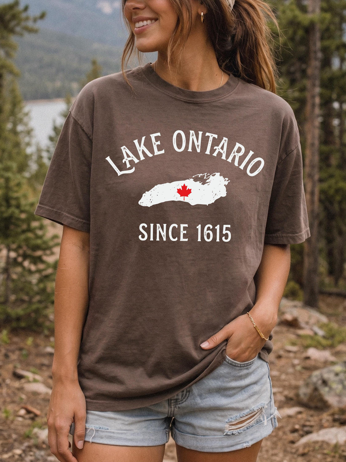 Lake Ontario Map Graphic Shirt
