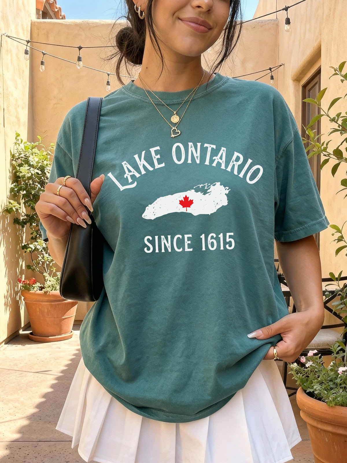 Lake Ontario Map Graphic Shirt
