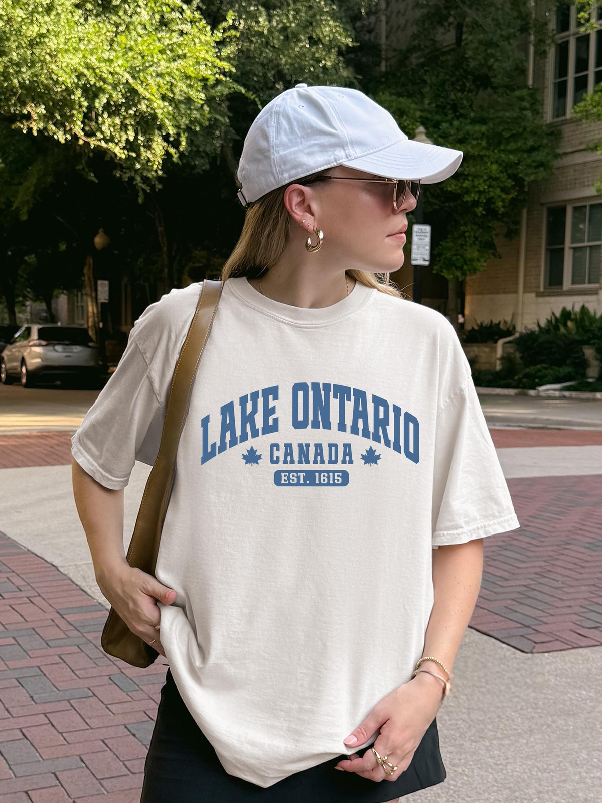 Lake Ontario Collegiate Lettering Shirt