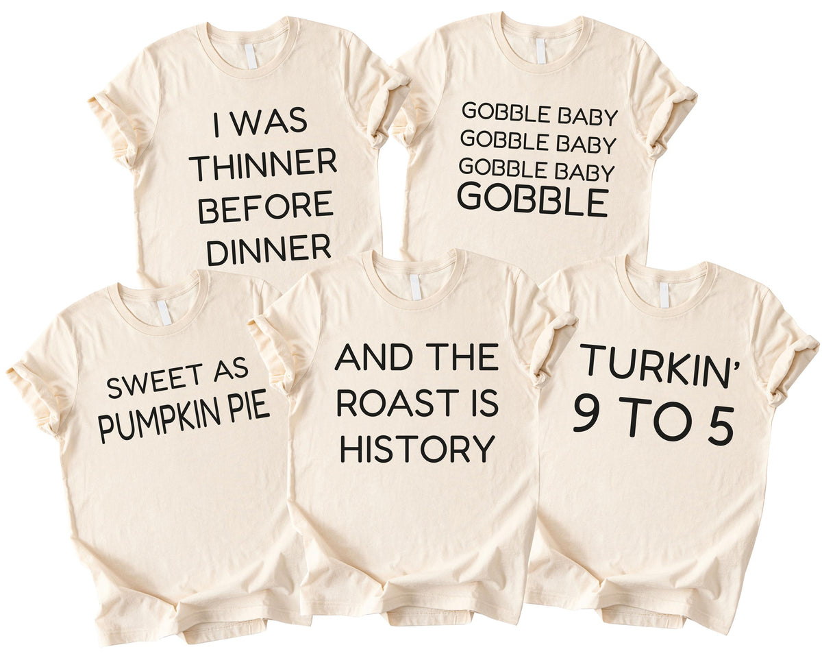 Personalized Thanksgiving Quotes Shirt, Thanksgiving Family Sweatshirt, Funny Thanksgiving Group Matching Tees