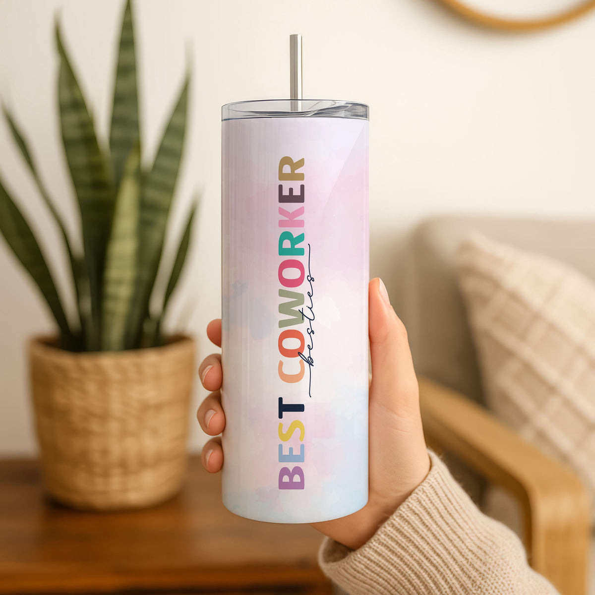 Personalized Funny Coworker Tumbler, Potty Mouth Friend Cup (20 oz)