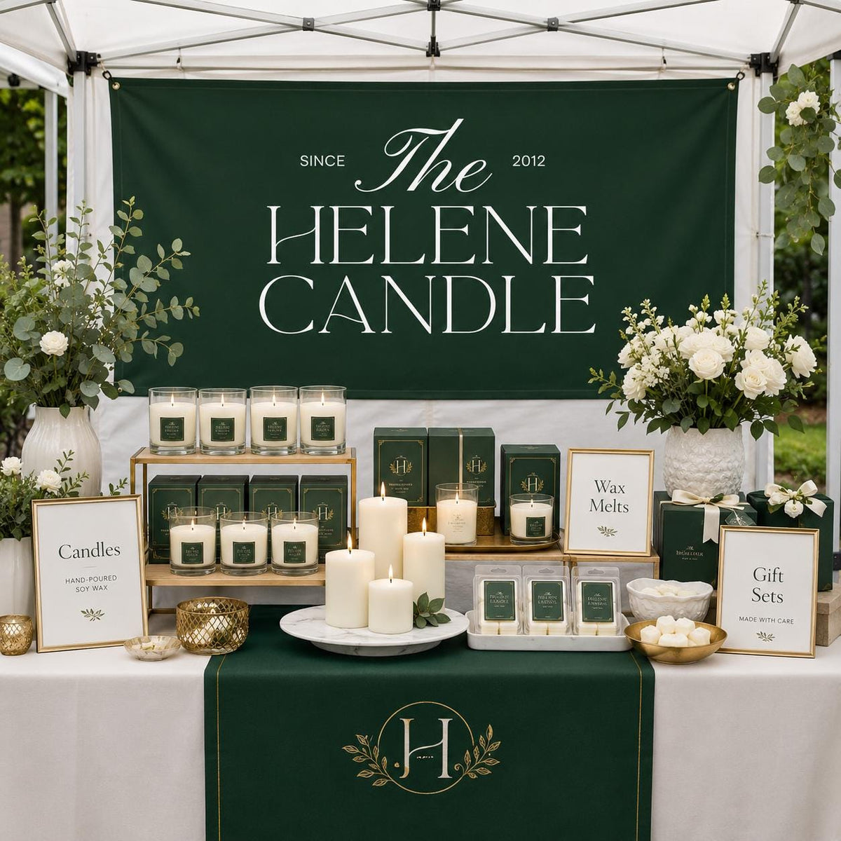 Custom Tent Backdrop Banner, Personalized Vendor Booth Banner, Market Stall Display Sign, Business Logo Canopy Banner, Craft Fair Backdrop