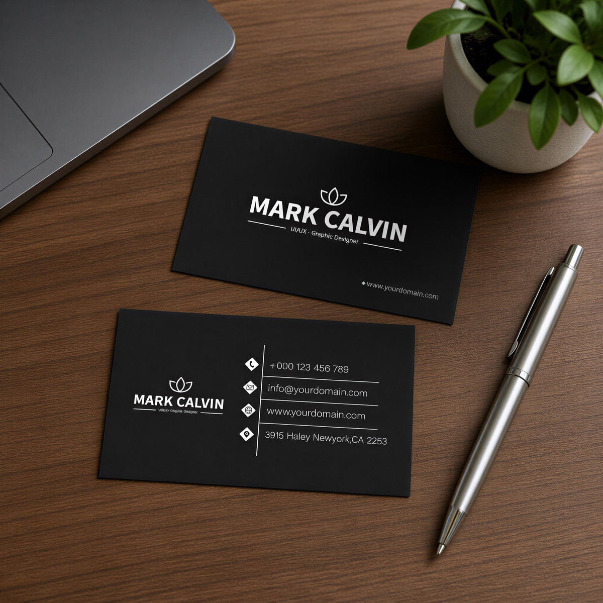 Custom Business Cards, Full-Color Printing, Professional Branding (3.5" x 2")