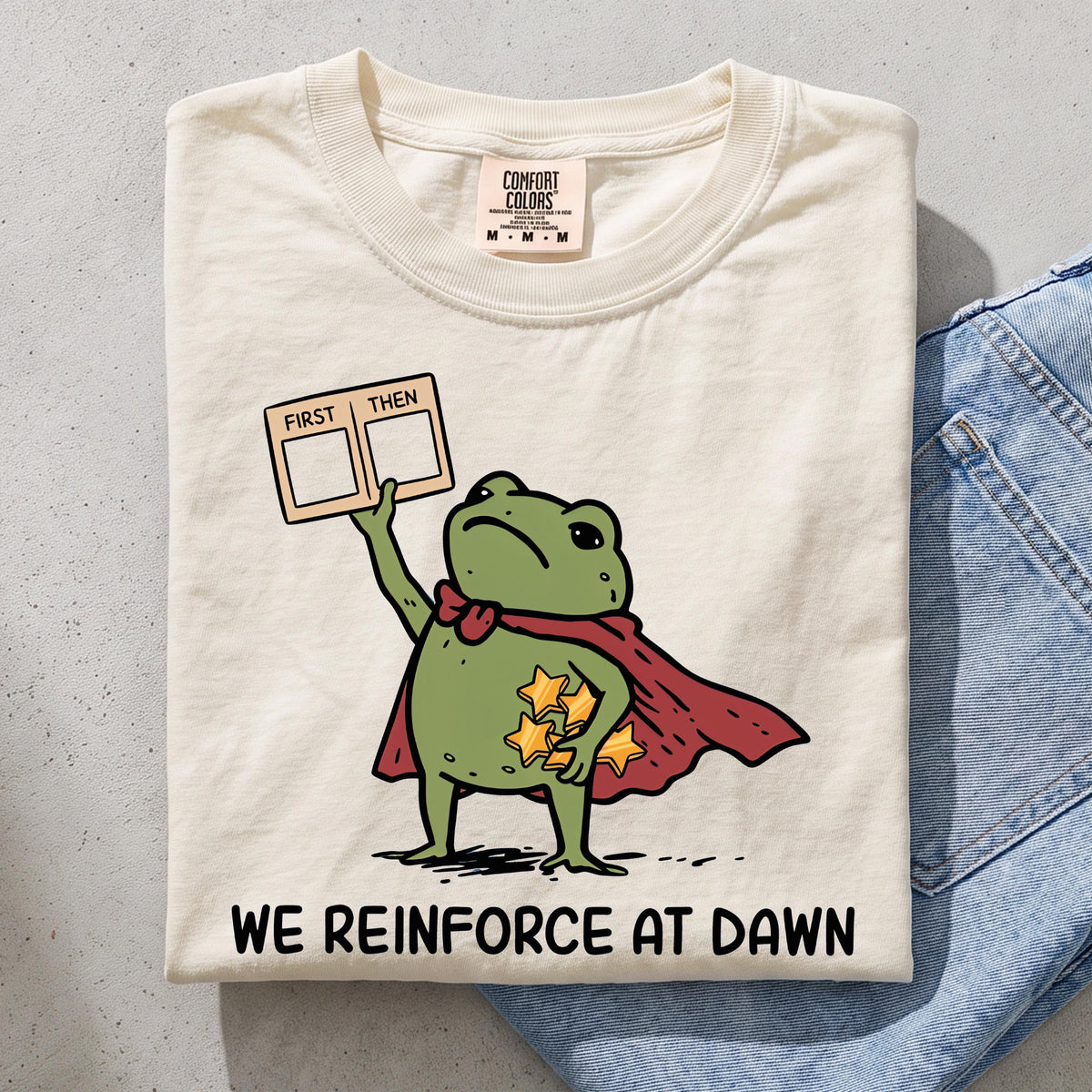We Reinforce at Dawn Frog Graphic Shirt