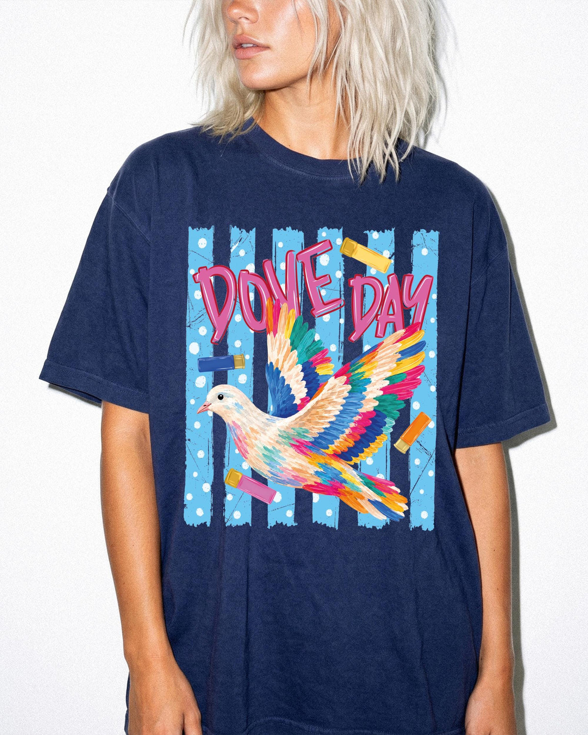 Colorful Dove Day Comfort Colors® Shirt, Hunting Lover Women Tee, Hunting Season Gift