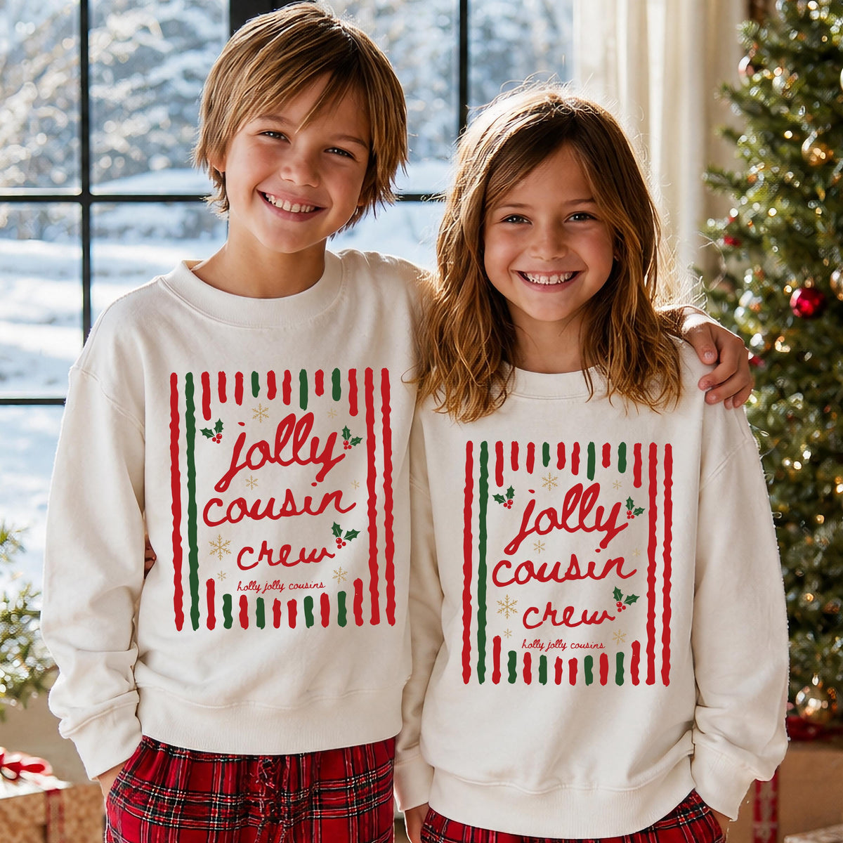 Cousin Crew Christmas Sweatshirt, Merry Christmas Family Tees, Xmas Cousins Matching Shirt