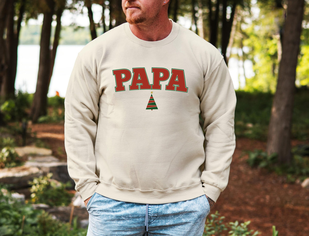 Christmas Tree Family Shirt, Xmas Mama & Dada Matching T-shirt, Christmas Nana and Papa Gift Tee