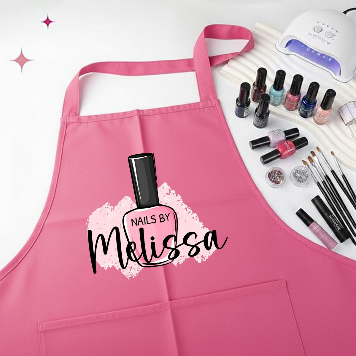 Personalized Nail Artist Apron