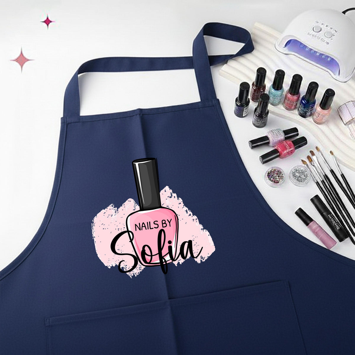 Personalized Nail Artist Apron