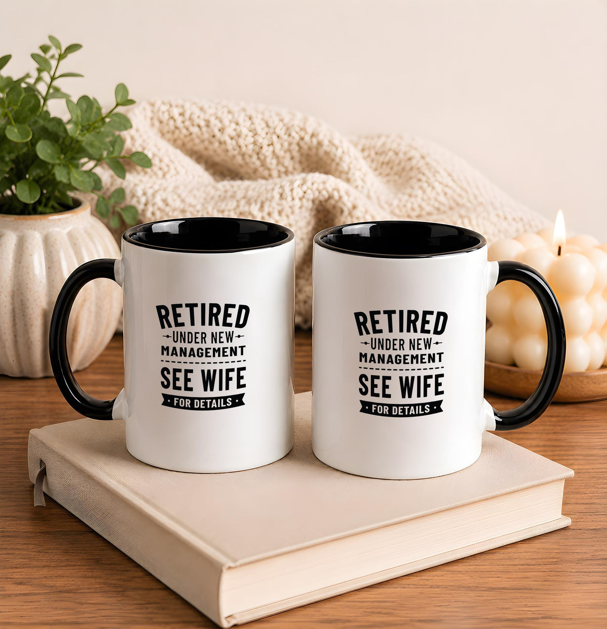 Funny Retirement Mug, Retired Husband Gift, Funny Gift for Retired Men