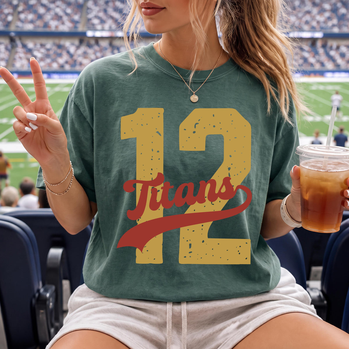 Personalized School Name and Number Shirt