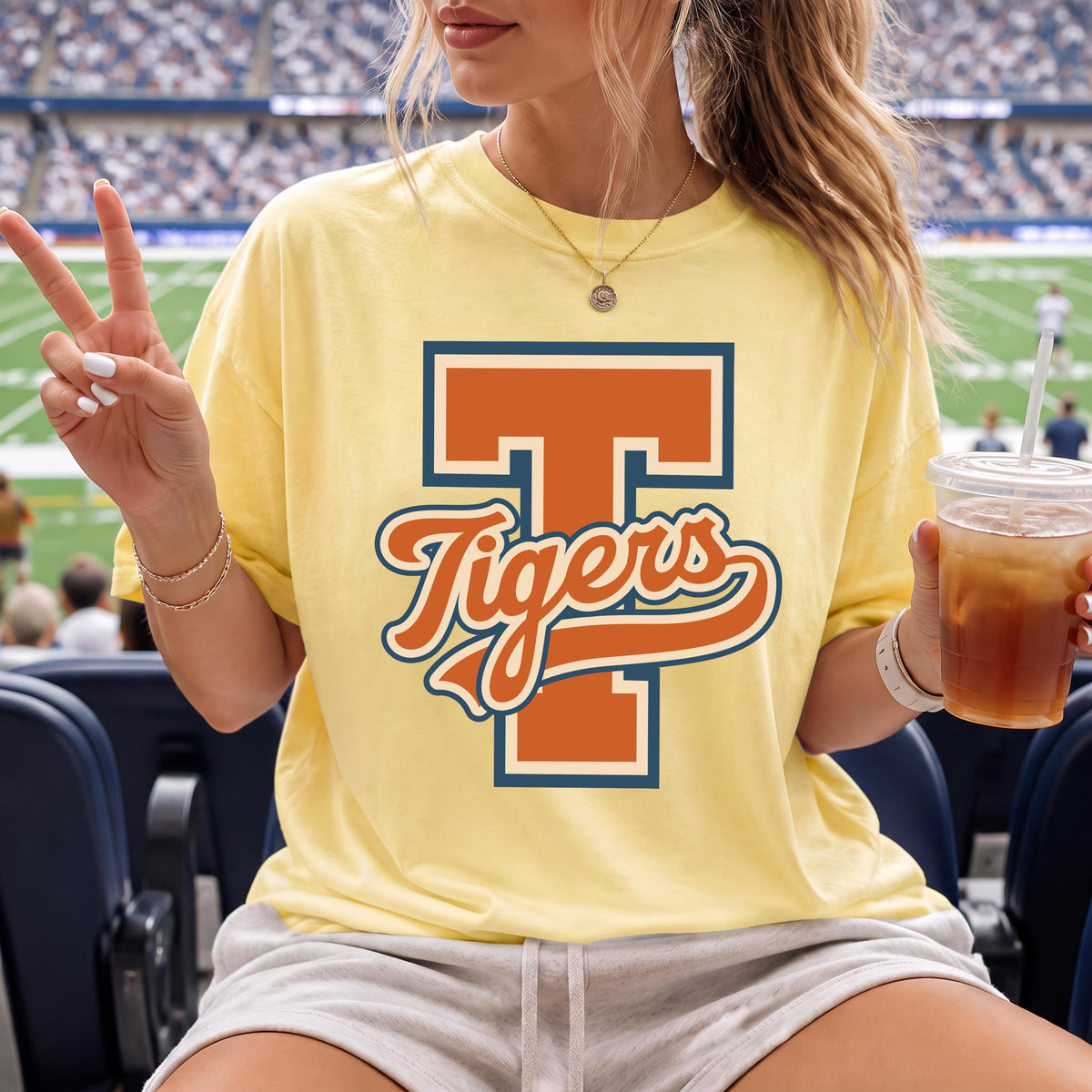 Personalized School Initial and Team Name Shirt