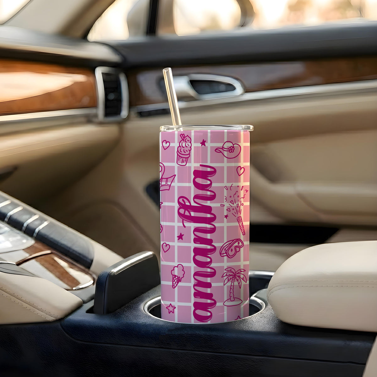 Personalized Milestone Birthday Tumbler, 20 oz