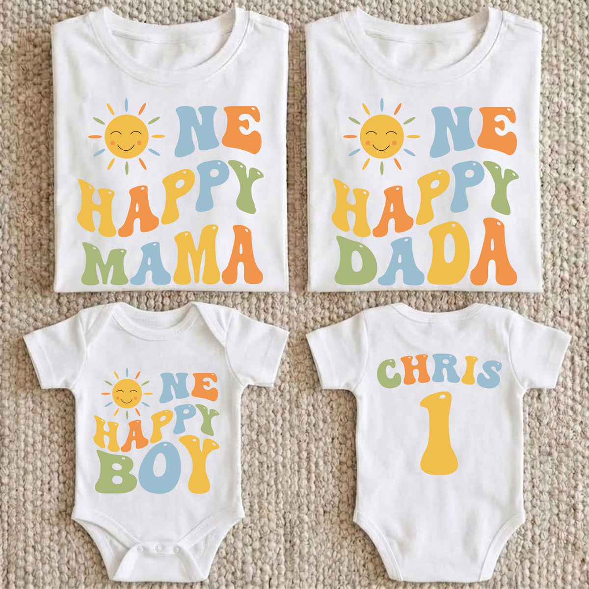One Happy Family Birthday Shirt
