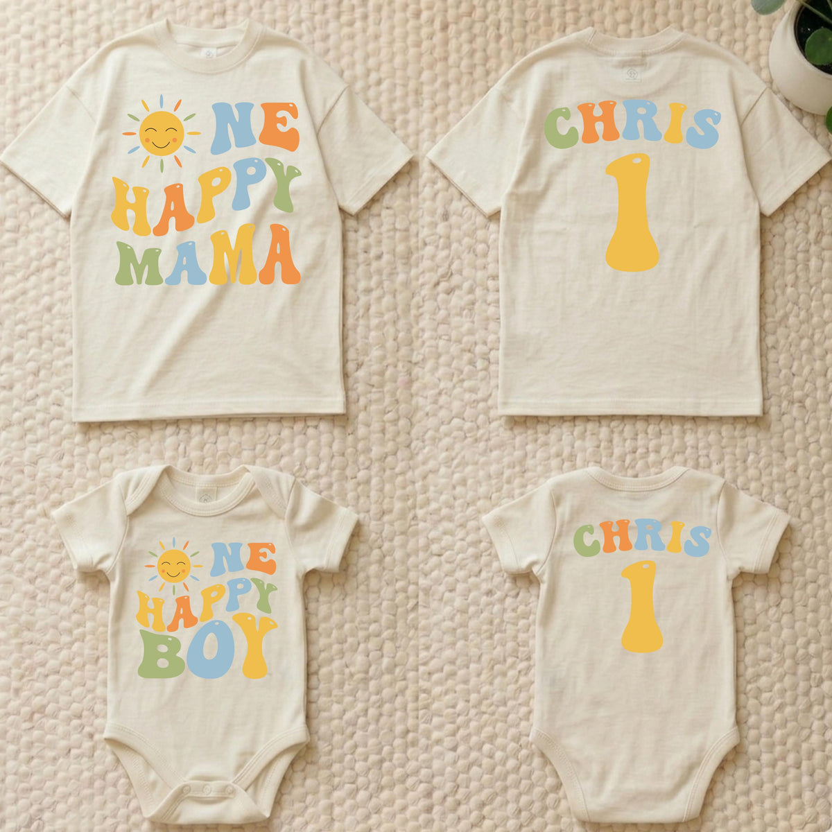 One Happy Family Birthday Shirt