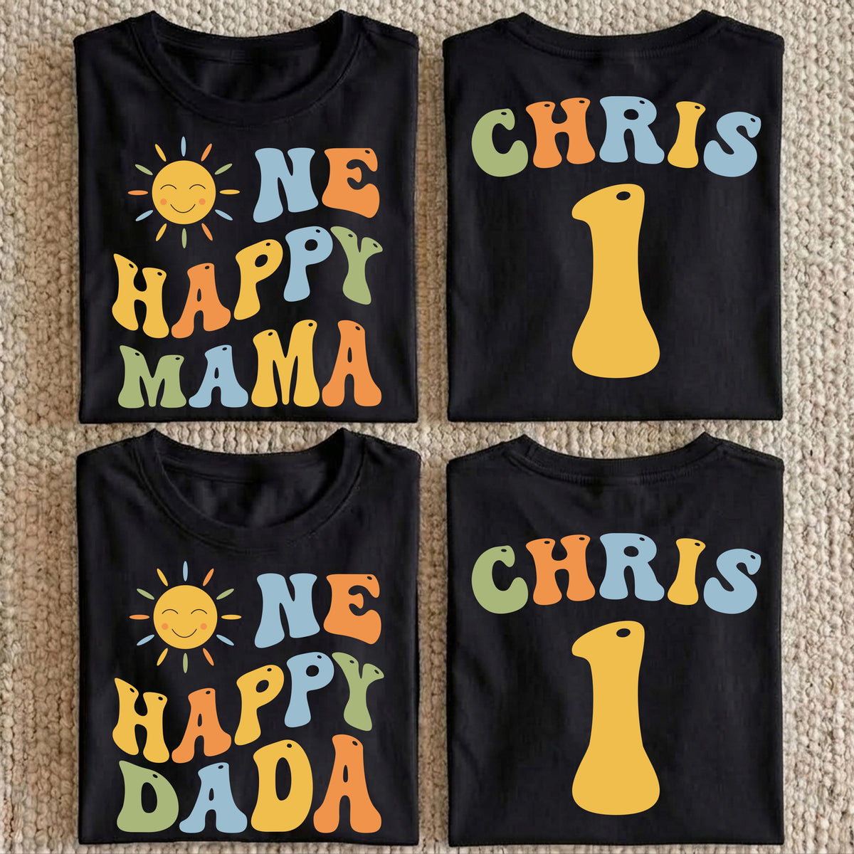One Happy Family Birthday Shirt