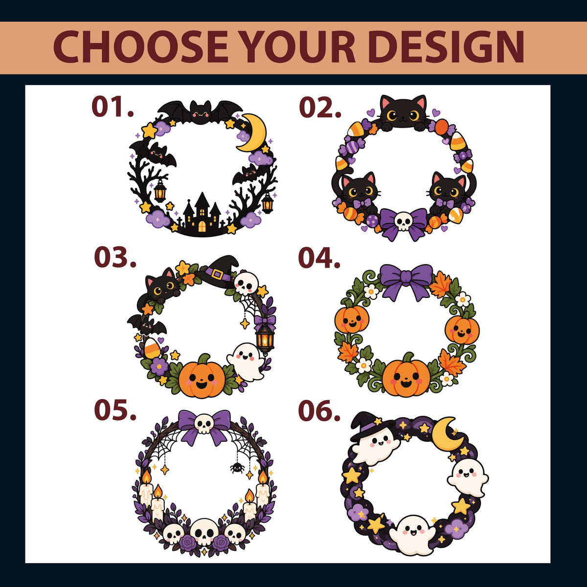 Personalized Halloween Initial Ceramic Mug