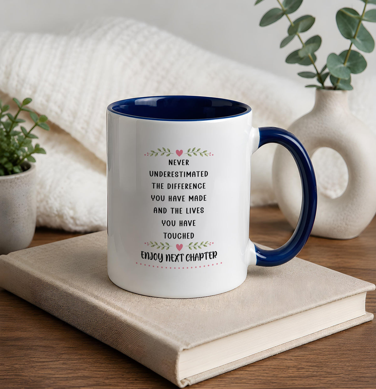 Personalized Retirement Mug, A New Chapter Begins Book Mug