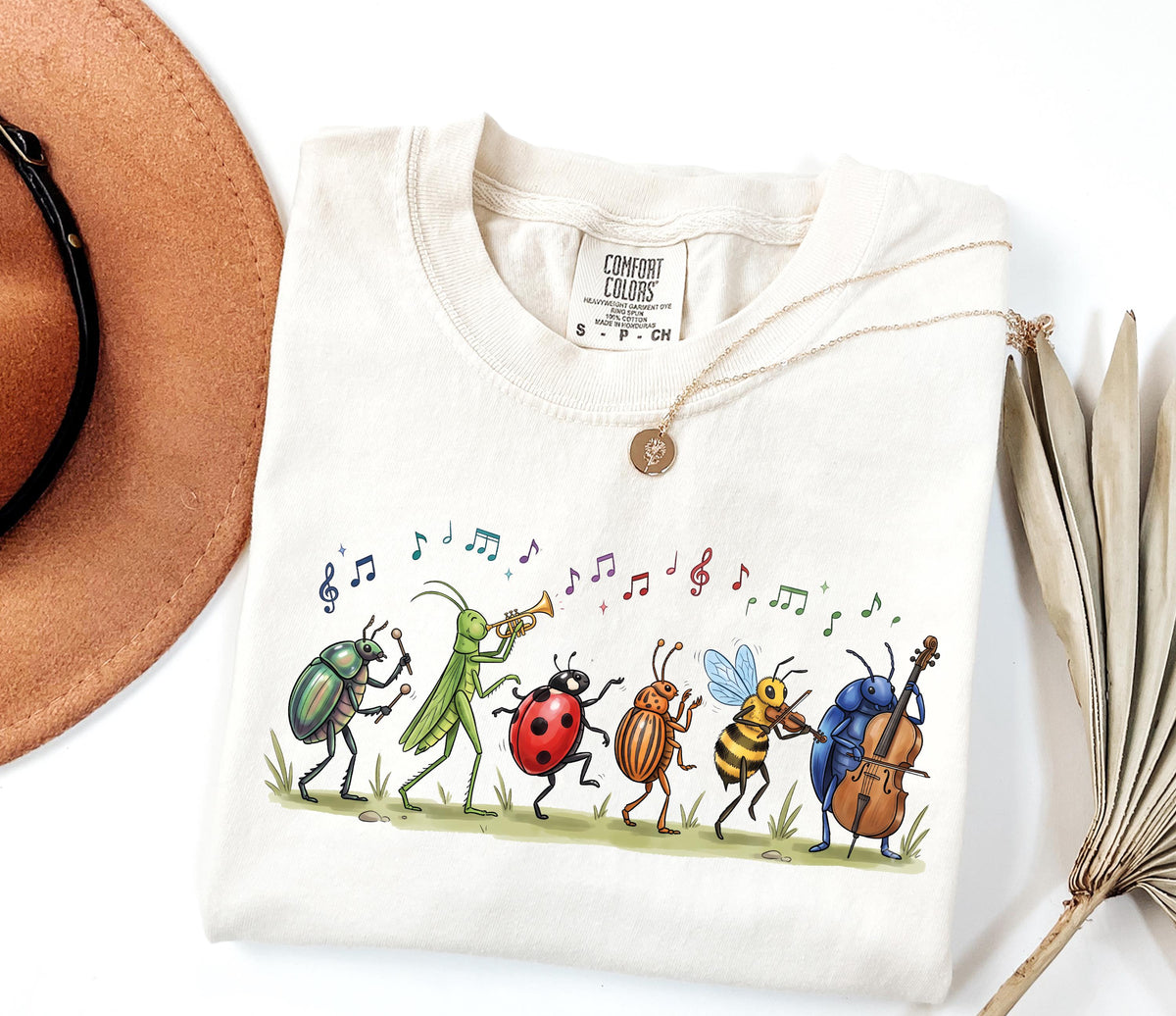 Bug Orchestra Line Art Graphic Shirt