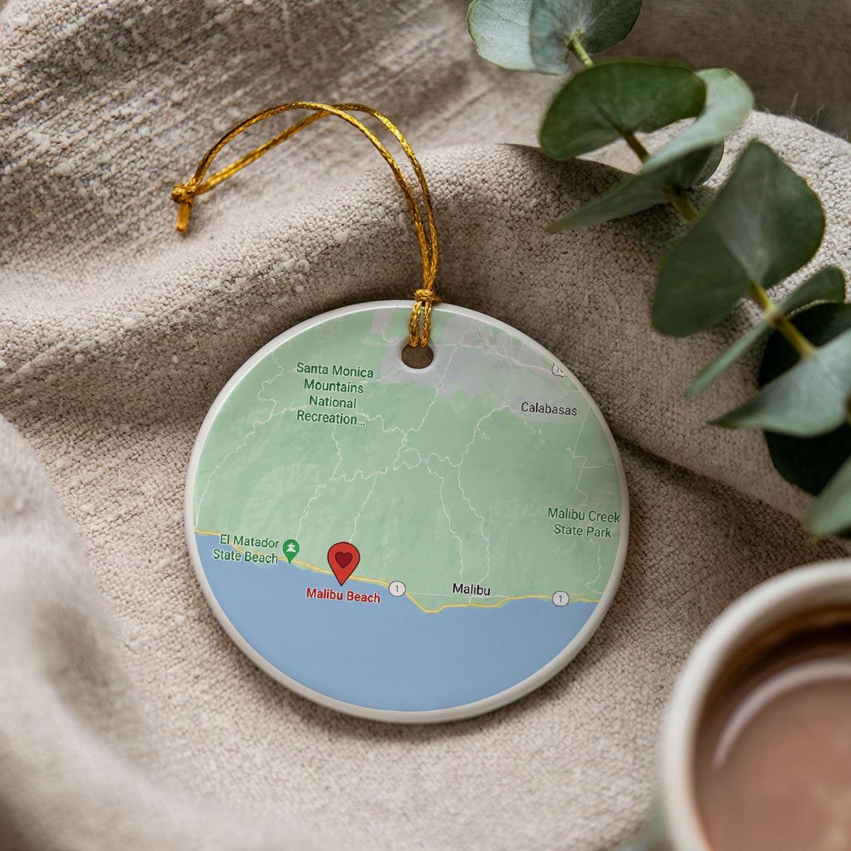 Custom Engagement Ornament, Personalized Map Keepsake, Engaged Couple Gift, First Christmas Engaged Bauble, Proposal Location Decor