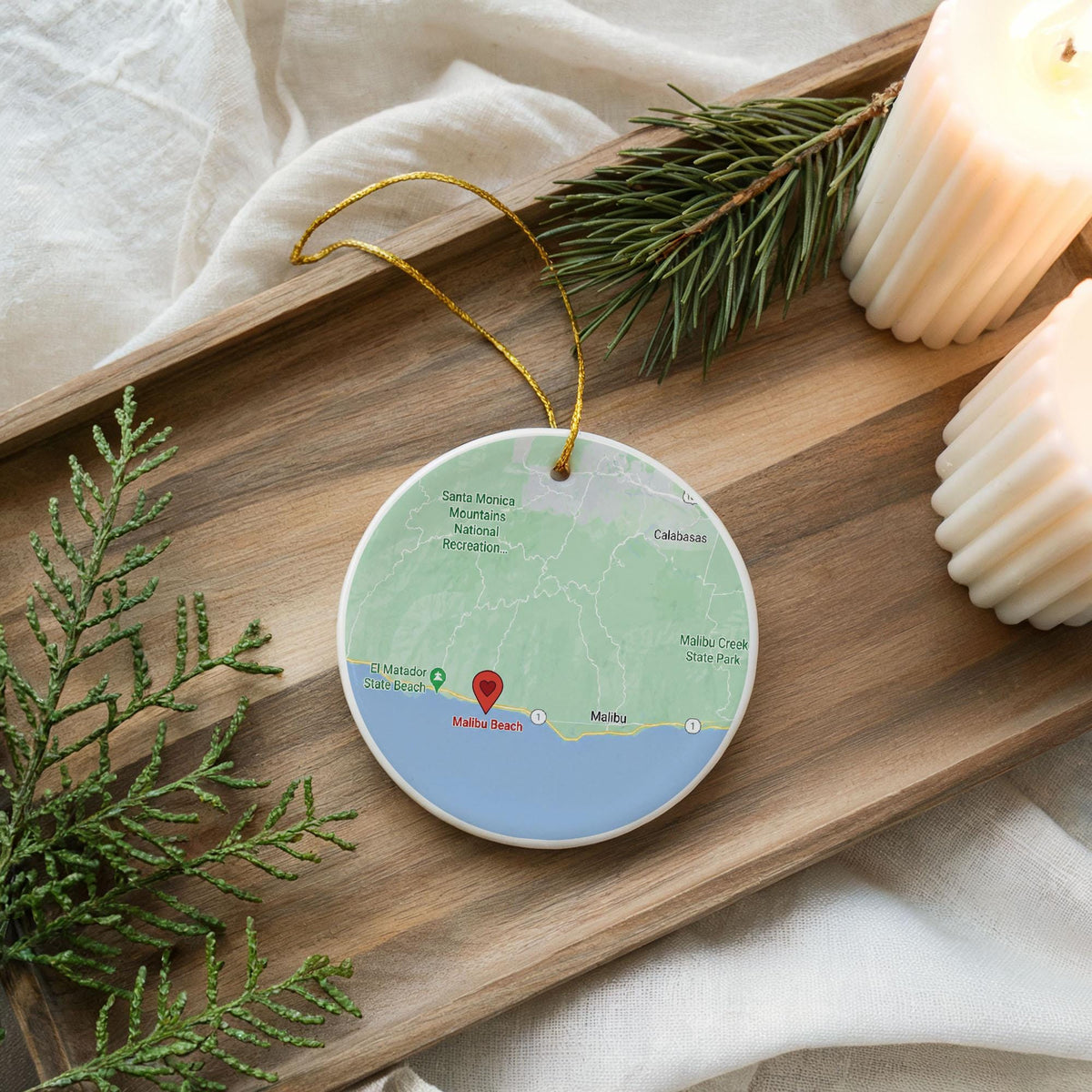 Custom Engagement Ornament, Personalized Map Keepsake, Engaged Couple Gift, First Christmas Engaged Bauble, Proposal Location Decor